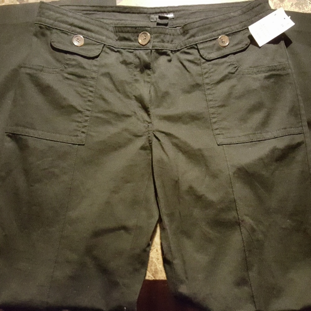 H&M Black Wide Leg Trousers